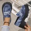 Single Shoe Women's 2025 Spring and Autumn New Low Cut Casual and Comfortable Lazy Shoes with One Foot, Le Fu Shoes