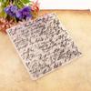 DIY Plastic Embossing Folder 3D Bumpy Embossing Script Die Stencil Scrapbooking Paper Cards Decorations Template Mould