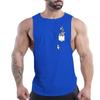 Summer Adult Men'S Fitness Outdoor Crew-Neck Vest Creative Panda Pattern 2d Printed Multi-Color Comfortable Sleeveless Shirt