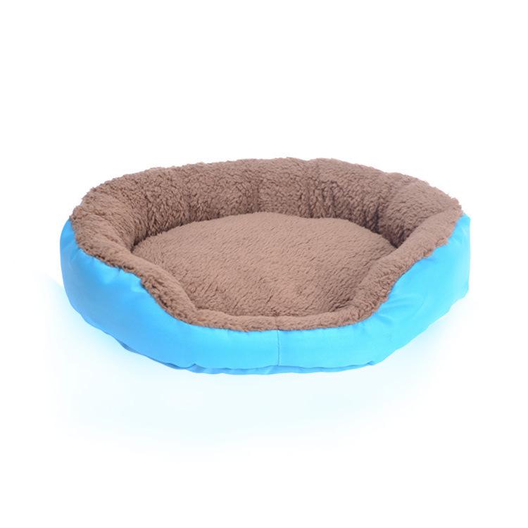 Warm Candy Color Pet Bed: Fast Delivery for Cats & Large Dogs