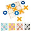 New Montessori Wooden Toy Mini Chess Play Game Jigsaw Board Games Early Educational Interaction Toys for Kids Party Battle Games