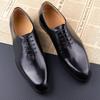 Fashion Handmade Classic Men's Pure Leather Shoes Solid Color Oxford Casual Business Office Dress Shoe For Gentleman Lace Up Comfortable