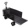 Aasnsn Carry Wagon Large Suitable for Long Rear Load Capacity Carry Cart with Bottle Outdoor Convergence Taking Out the Sports Black [230L Capacity,