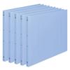 Kokuyo File Flat File A3 Horizontal 150 Sheets Capacity Blue Set of 5 E-Type F-H48BX5