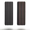 Double-Sided Black Nail File 100/180 - High-Quality Manicure Sand Strip with Straight and Rounded Edges