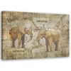 Печать на холсте Два взрослых слона