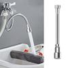 12/16/20/30/50cm Faucet Extender ABS+Stainless Steel Water Tap Hose Sprayer Attachment