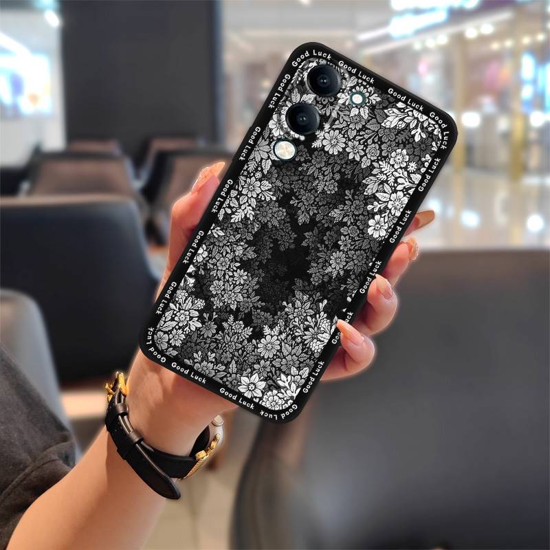 Anti-knock Cartoon Phone Case For VIVO Y04 4G/Y29S Graffiti Silicone Dirt-resistant Soft Case Shockproof Full Wrap TPU