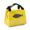 Lunch Cooler Bag Yellow Insulated Large Capacity Waterproof Oxford Cloth Thickened Aluminum Foil