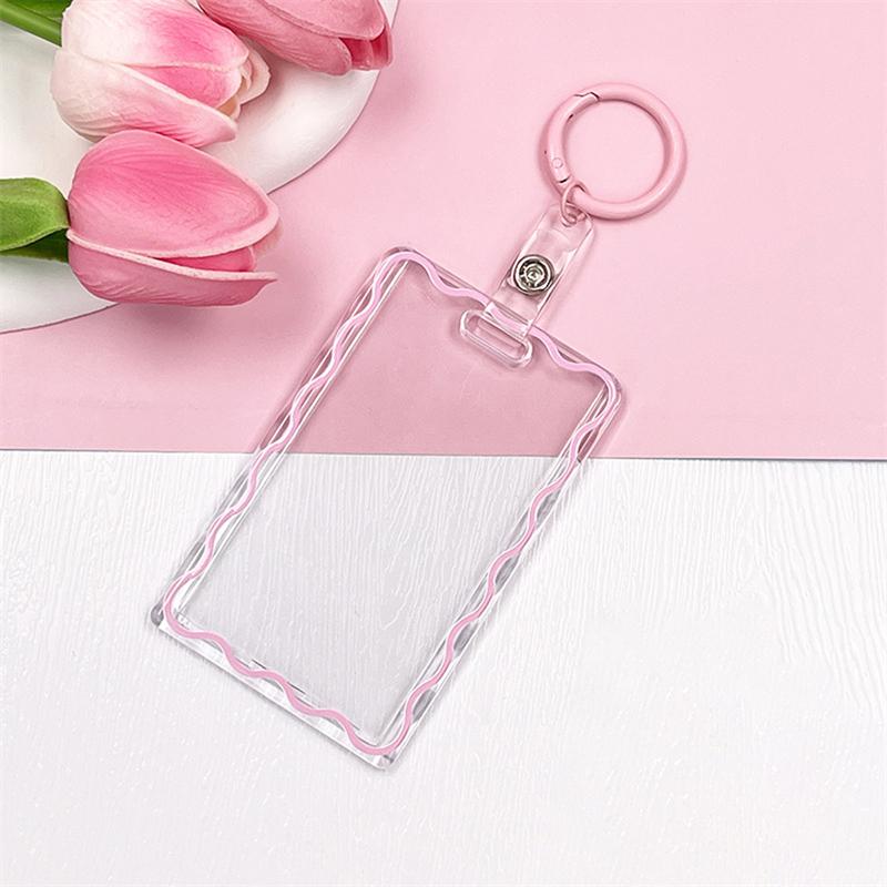 Transparent Card Holder Student Campus Card Meal Card Bus Card Storage Protective Case