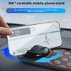 Multifunction Car Anti-Slip Mat with Temporary Parking Number Car Dashboard 360-Degree Rotating Mobile Phone Holder