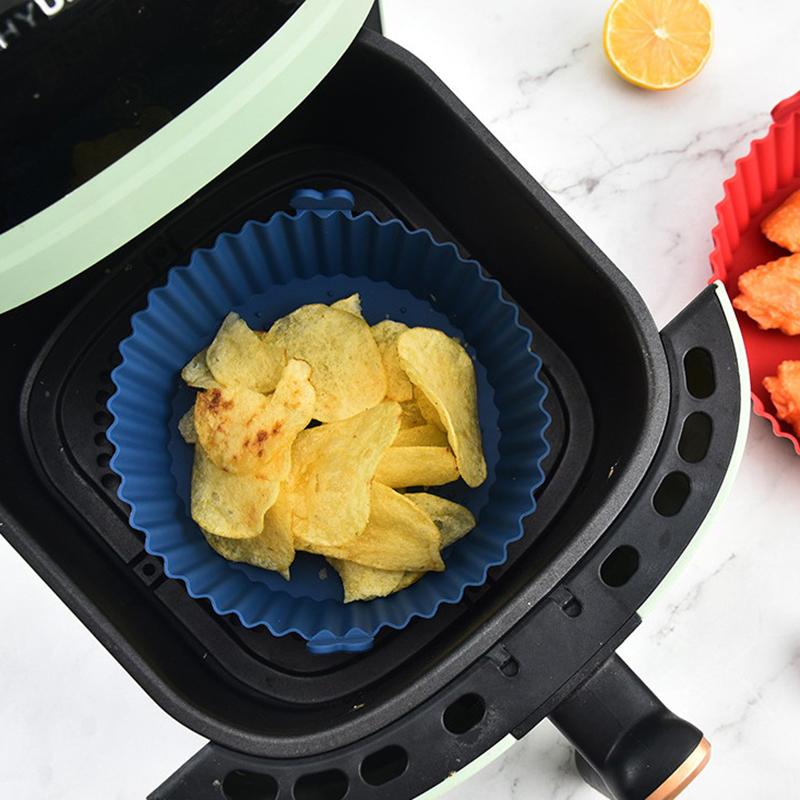 Air Fryers Oven Baking Tray Fried Chicken Basket Mat Airfryer Silicone Bakeware