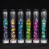 Double Color with Glitter Polyhedral Dice 7pcs Game Dice with Tube for D&DGame Tabletop TRPG Games, DND Dice Set D4 D6 D8 D10 D00 D12 D20