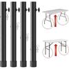 Table Leg Extender with Reinforced Bolts Increase Table Height Sustainable Folding Tables Straight/Bent Leg Extender Kitchen Accessories