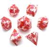7Pcs/Set Creative Resin For D&d DND Polyhedral Dices Dice Set Table Games Accessory