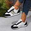 2024 Shoes Female Lace Up Women's Vulcanize Shoes Plus Size Women Sneakers Round Toe Mixed Colors Flat with Ladies Casual Shoes