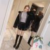 Autumn and Winter Plush Imitation Fur Coat Women's Imitation Mink Hair Loose Thickened Hooded
