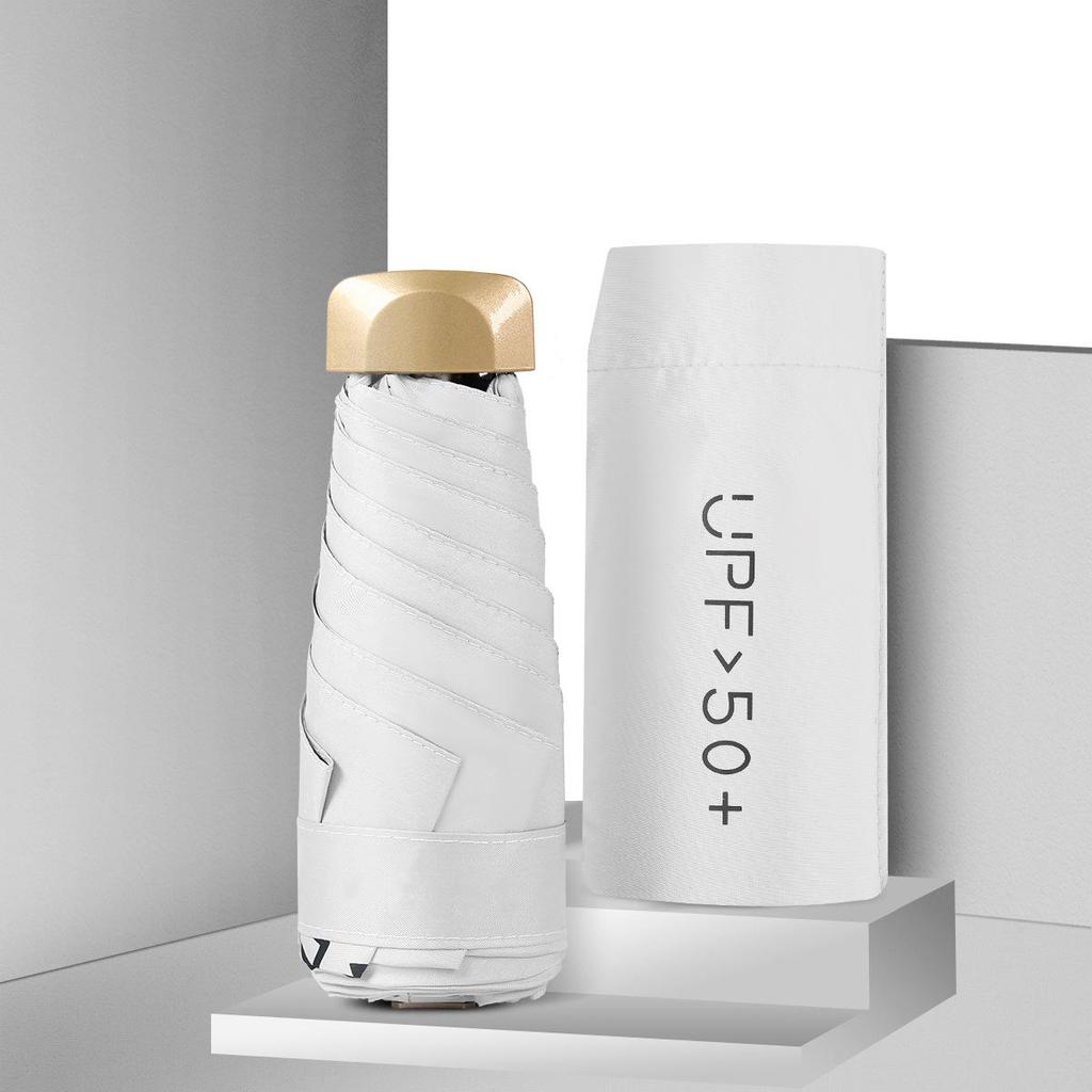 Mini Sunumbrella Pocket Umbrella Vinyl Folding UV Protection Sunshade Pocket Umbrella Capsule Umbrella