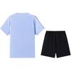 Anta Comfortable Versatile Short Sleeve Pullover Simple Solid Color Lace-Up Shorts Sports Suit Men Sports Suit 952537205-3