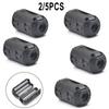 2/5xTDK 5mm Ferrite Core Noise Suppressor Filter Ring Cable Clip On Wire RFI
