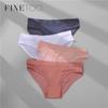 FINETOO 3Pcs Women Panties Sexy Lingerie Seamless Female Underwear See-Through Underpants Woman Panties Briefs Girls Intimate