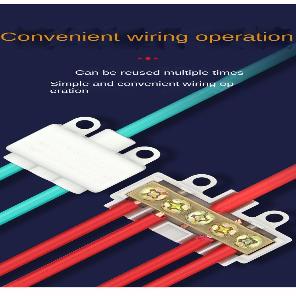 Quick Crimp Quick Wire Connector Terminal High Power Branch Terminal Block T-type Wiring Terminal
