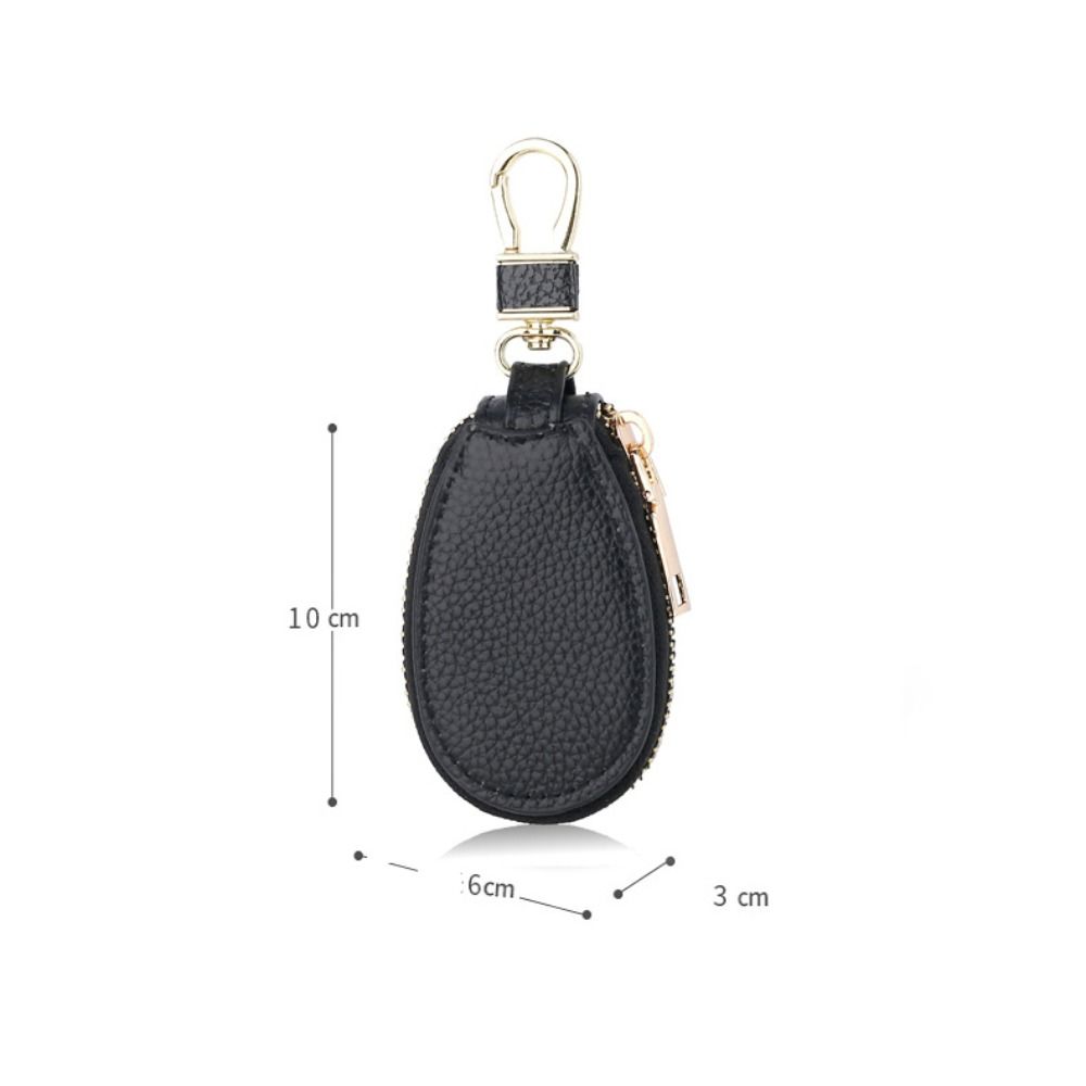 Hook Car Key Bags Zipper Coin Purse Durable Keychain Holder Men Women