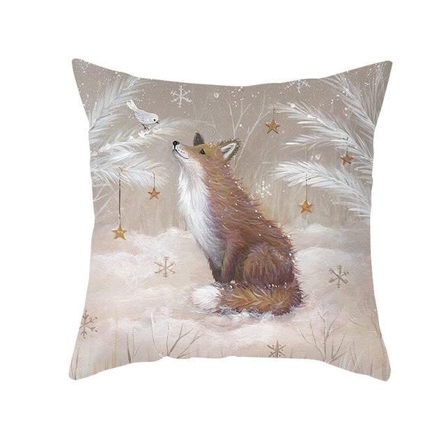 Christmas Ornament Navidad Noel Xmas Gifts Christmas Cushion Cover Merry Christmas Decorations for Home