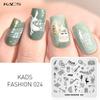 Nail Art Template Fashion 024 Musical Instruments Design Image Template Nail Stamp Templates Stamping Plates for Nail Art