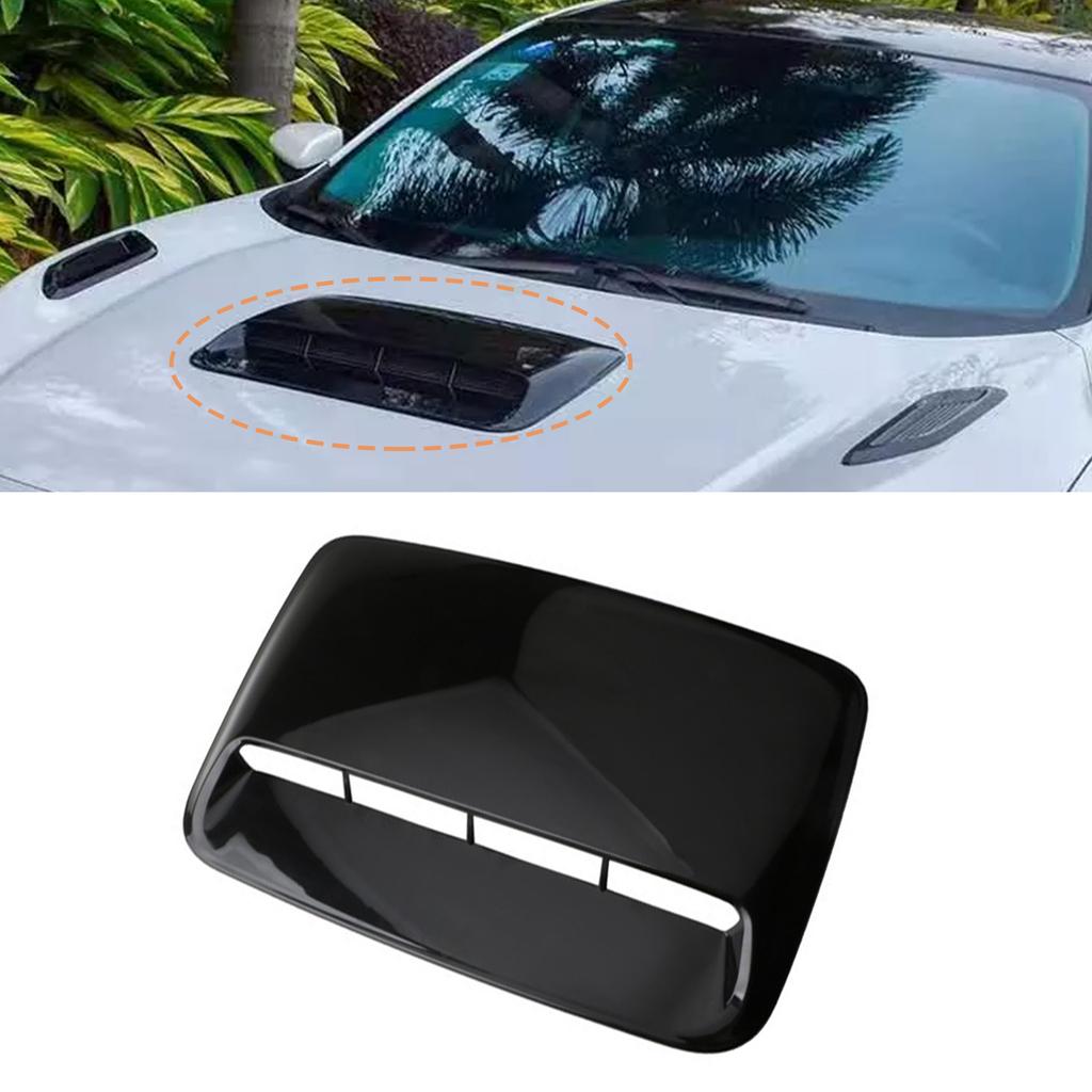 Car Air Flow Intake Hood Scoop Vent Bonnet Decorative Covers Center Side Air Outlet Hood Universal Auto Exterior Accessories