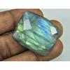 AAA Labradorite 28X33MM Octagon Checker Cut Stone Cabochon Gemstone 70Cts. SK-2539