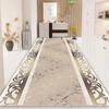 Luxury Gold Long Corridor Carpet European Style Hall Runner Carpets Stairway Rug Non-slip Washable Aisle Floor Mat Customizable
