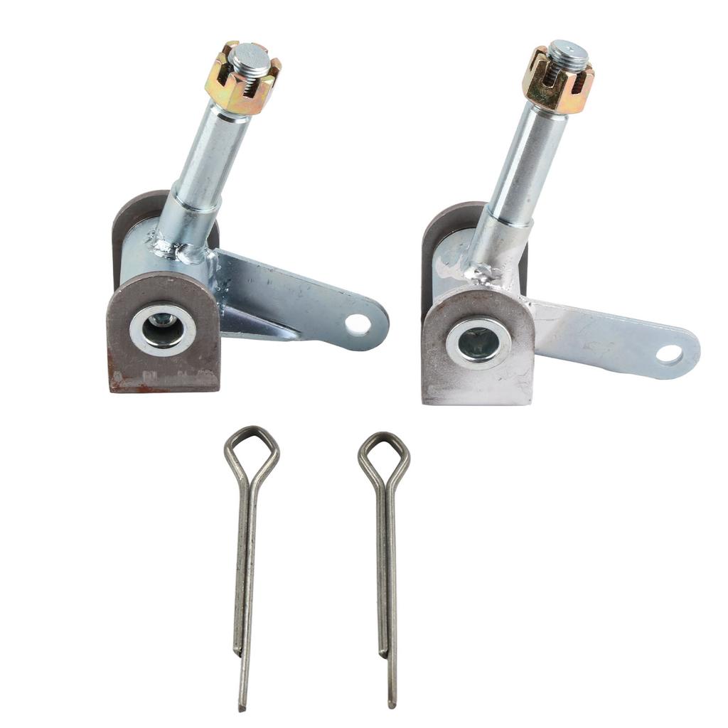 1 Pair M16 Front Steering Knuckles Right Left Steel Alloy Spindle Bracket Set Fit for 110cc 125cc 150cc 200cc 250cc Go