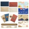 TEMLUM Mini Thank You Message Greeting 4 Envelopes Mizuhiki Perfect for or As a Happy Gift Cards, Japanese-Style Cards, Styles, Included, Tags,