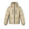 Li Ning Sports Lifestyle Series Solid Color Zipper Hooded Comfortable Breathable Versatile Casual Short Down Jacket Men Jacket Fleece-Brown AYMU143-4