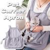 Elastic Pocket Pet Carrier Apron Adjustable Cat Holding Apron Pet Grooming Salon