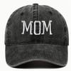 Vintage DAD MOM Embroidery Baseball Caps Adjustable Baseball Hats Men Women Distressed Faded Cap