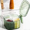 4 Compartments Seasoning Box Condiment Container Spice Dispenser for Dining Room