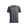 Back Print Crew Neck Outdoor Sports Short Sleeve T-Shirt Men Tops Gray 1377559-012