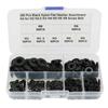 Gasket Black Screw Bolt Gasket Washer Assortment Kit M2 M2.5 M3 M4 M5 M6 M8 Nylon Flat Washer