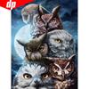 5D DIY Diamond Painting Full Square Animal Owl Embroidery Sale Picture Rhinestone Diamond