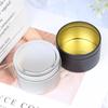 Diy Round Candle Jars 4Oz Aluminum Tins With Lids Cosmetic Sample Containers Storage Organizer