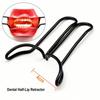 1pc or 2pcs Black Coated Dental Lip Cheek Retractor Mouth Opener Half-Lip Retractor Mouth Gag Photograghic Tool Autoclavable