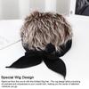 Wig Hat Artificial Wig Headband Funny Short Hair Wig Hat for Men Women All Seasons