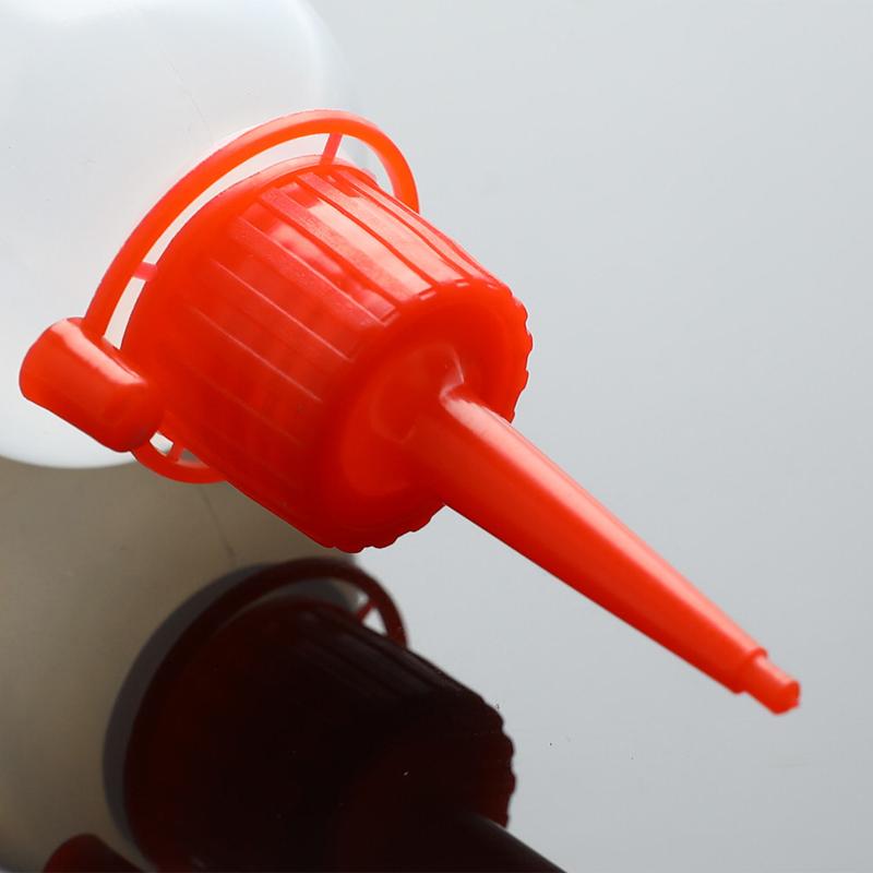 100Ml Plastic Clear Tip Applicator Bottle Plastic Squeeze Bottle With Tip Cap