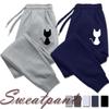Cute Cat Printed Women Sweatpants Cotton Long Pants Jogger Trousers Sports Fitness Solid Jogging Pants