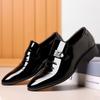 Leather Shoes Men's New Business Formal Casual Spring and Autumn Breathable Men's British Korean Version Pointed Groom's Wedding Shoes