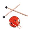 1 Pair Tongue Steel Drum Xylophone Mallets Tuning Fork Wooden Rod Mallet for Percussion Instrument