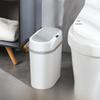 Smart Induction Trash Can with Dual Mode, Touch-Free and Automatic Sensing for Bathroom