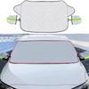 Car Windshield Snow Cover Magnetic Car Front Windshield Cover Outdoor Snow Sunshade Waterproof Anti Ice Frost